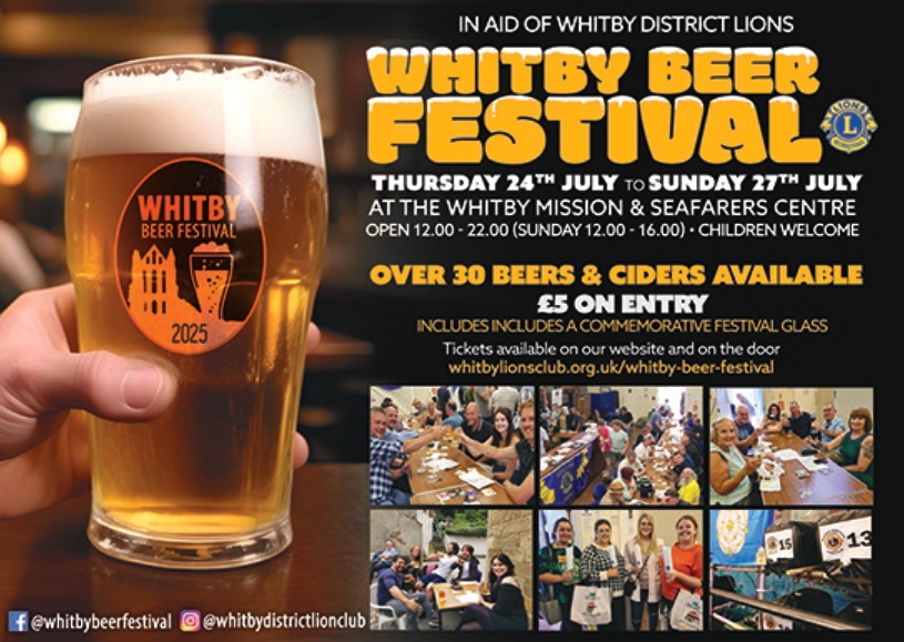 Whitby Beer Festival 2025 Poster